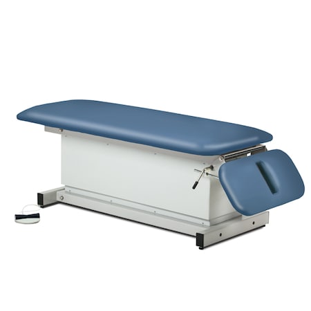 Shrouded Space Saver Power Table W/ Drop Section Color: Country Mist